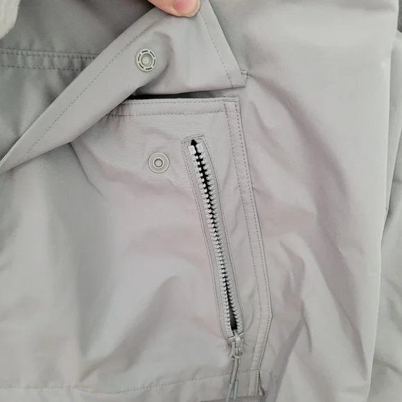 Natural Reflections Landscape Windbreaker Rain Jacket Size XL Light Grey Outdoor - Picture 6 of 14